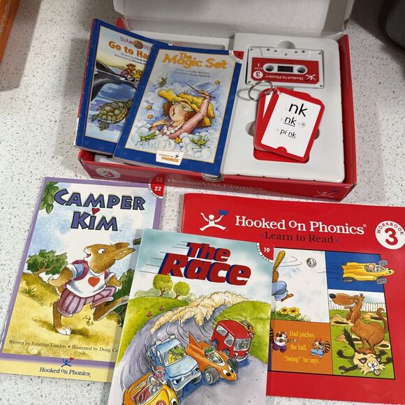 Hooked On Phonics Lot Learn To Read Level 2, 3, 4, 5, Misc Books Incomplete Vtg - Picture 9 of 16